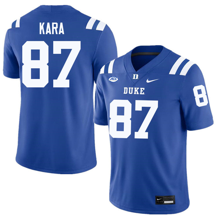 Duke Blue Devils #87 Bariate Kara College Football Jersey Stitched-Blue